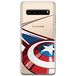 ERT GROUP Telefoonhoes voor Samsung S10 5G origineel en officieel gelicentieerd Marvel patroon Captain America 008 optimaal aangepast aan de vorm van de mobiele telefoon, gedeeltelijk transparant