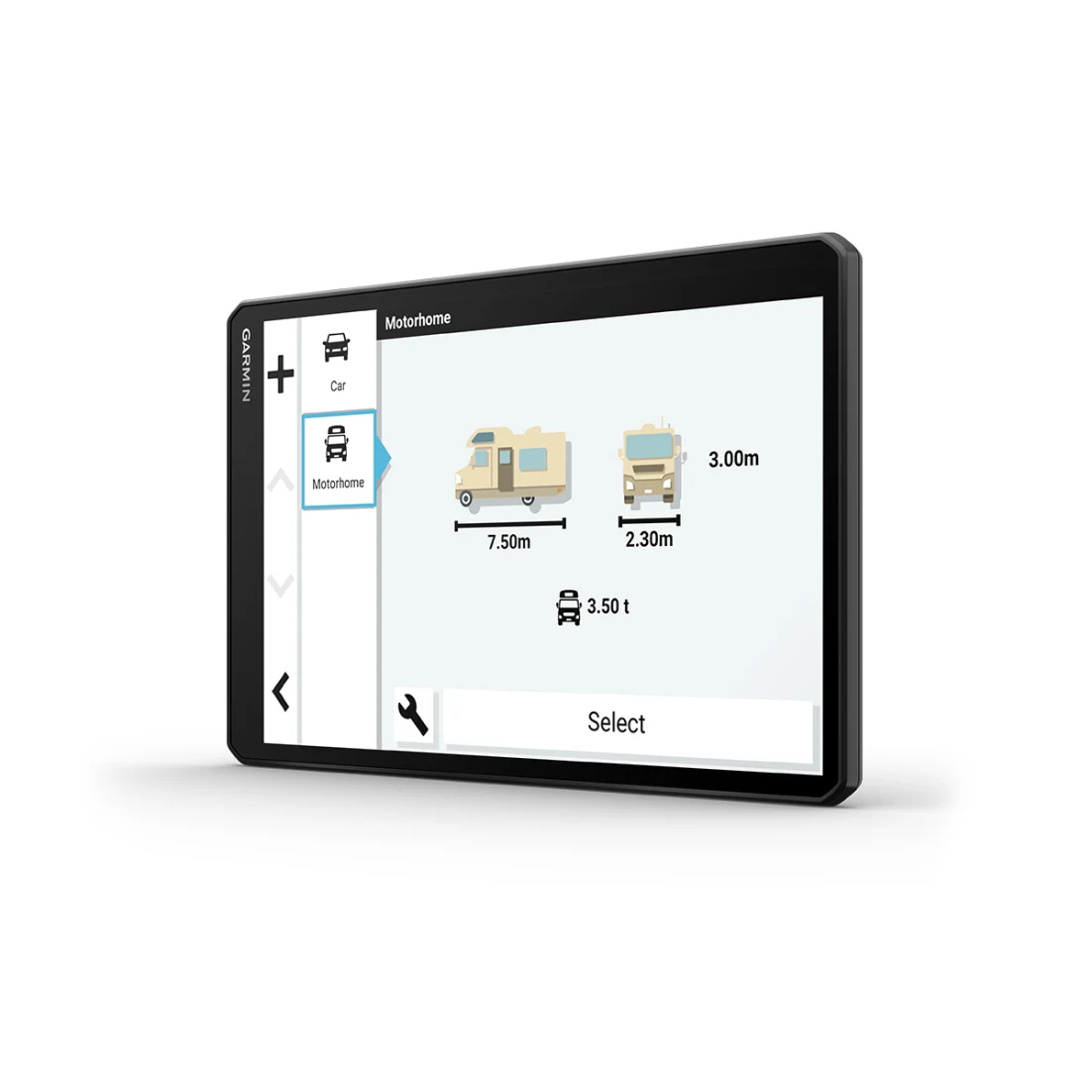 Garmin Camper 795 Navigator - 7" Touchscreen - Black