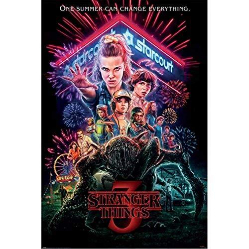 Pyramid Piramid Stranger Things Summer of 85 poster