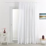 HomeMaison.com Cornely gordijn, effen, 420 x 240 cm, wit