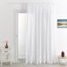 HomeMaison.com Cornely gordijn, effen, 420 x 240 cm, wit