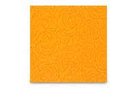 Semy Airlaid servet, rozen, 40x40 cm, oranje, 1/4 gevouwen, 1-pack (1 x 50 stuks)