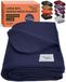 Couverture en laine, collection Explorer, 167,6 x 228,6 cm, bleu marine