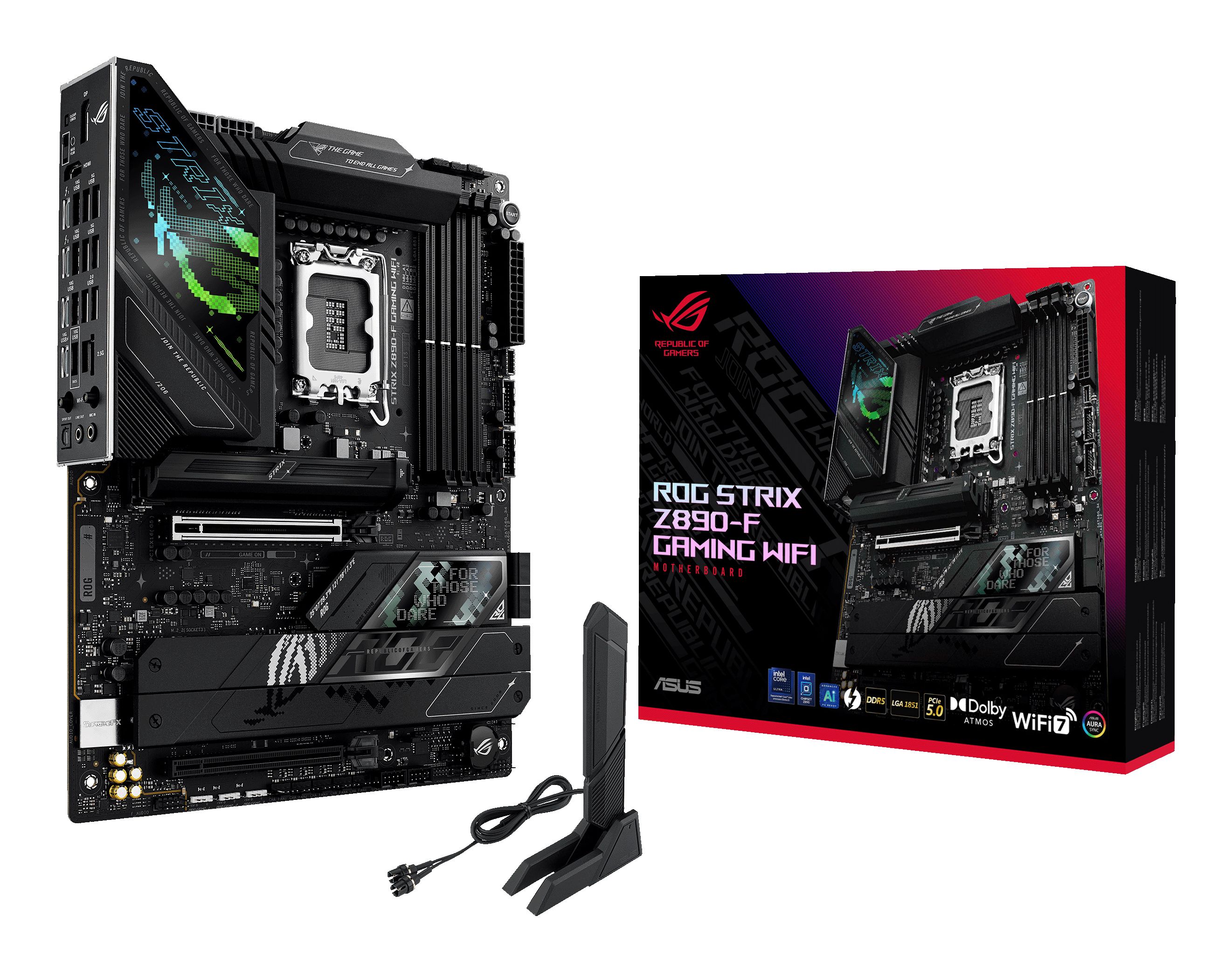 ASUS ROG STRIX Z890-F GAMING WIFI Moederbord - Intel Z890 - ATX - LGA 1851