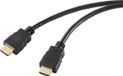 SpeaKa Professional HDMI Aansluitkabel HDMI-A stekker, HDMI-A stekker 1.00 m Zwart SP-10481284 Ultra HD (8K), PVC-mante