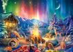 Schmidt Spiele 59787 kampvuurromantiek onder de sterrenhemel, puzzle de 1000 pièces, multicolore