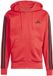 Adidas Track suit jas Essentials 3-Stripes Mannen Rood/Zwart Polyester Fleece Gevoerd 4XL
