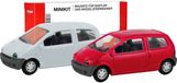 Herpa H0 Auto Renault Twingo, Vermehlo vivo en Jaune vanille