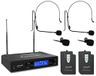 Audibax Missouri 2500-1 Draadloos microfoonsysteem VHF dubbele lavalier
