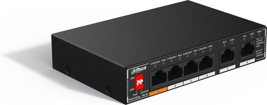 Dahua SG1006P - Netwerkswitch - onbeheerd - Desktop