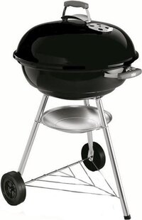 Weber Compact Kettle 57 cm houtskool barbecue / zwart / aluminium / rond