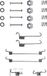 HELLA 8DZ 355 200-061 Accesoireset X0039 | Compatibel met: CITROËN AX, SAXO, PEUGEOT 106 I, 106 II