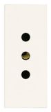 Vimar 30201.B lijn standaard Italiaanse stopcontact type P11 SICURY, wit