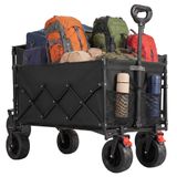 SONGMICS Chariot de transport pliable, avec poignée, charge 180 kg