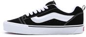 Vans Knu Skool Lage sneakers Mannen Zwart/True White Textiel Rubber