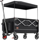 LifeGoods Bolderkar Opvouwbaar - 80KG Draagkracht - Antraciet