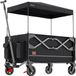 LifeGoods Chariot de transport pliable - Capacité de charge 80KG - Anthracite