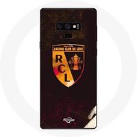 Maniacase Hoesje Samsung Galaxy Note 9 rcl lens oranje zwarte achtergrond