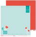 Anita y Su Mundo Collectie Puro liefde papier voor scrapbooking, papier, lay-out hart, 30,5 x 30,5 cm