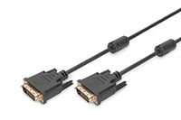 DIGITUS Assmann Monitor Aansluitkabel DVI 5 Meter Dual Link 2 Ferriet Core Bulk 24+1 AWG28 Max. 2560 x 1600
