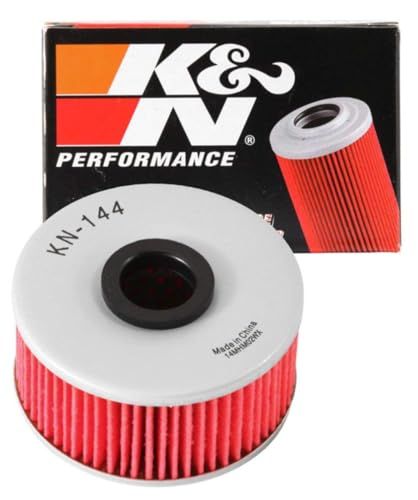 K&N Powersports Oliefilter - Filterpatroon 76x40mm compatibel met Yamaha (KN-144)