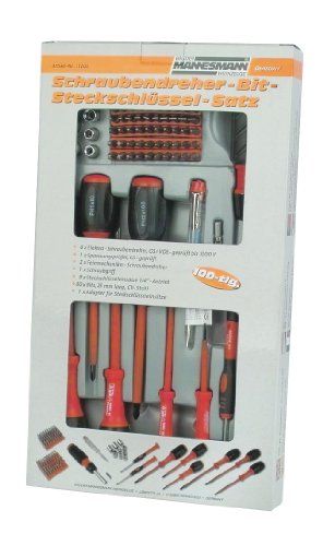 Brüder Mannesmann M11200 Schroevendraaier+bit+steeksleutelset