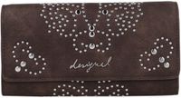 Desigual Portemonnee Poker Face Mone Mariona Long Wallet Chocolate donkerbruin