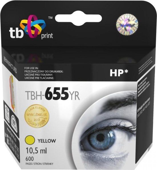 TB Print TBH-655YR Inktcartridge Geel