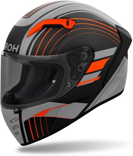 Airoh Connor Achieve Oranje Mat - Helm