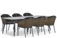 Santika Furniture Santika Tika/Vienna 240 cm dining tuinset 7-delig