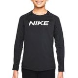 Nike Pro Dri-FIT Lange Mouw Shirt Kinderen Zwart - Wit
