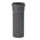 Ostendorf HTsafe HT-buis met mof DN 110 mm 250 mm, grijs