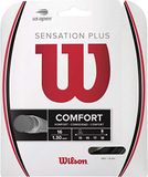 Wilson Sensation Plus 12.2 M Enkele Tennissnaar Zwart 1.34 mm