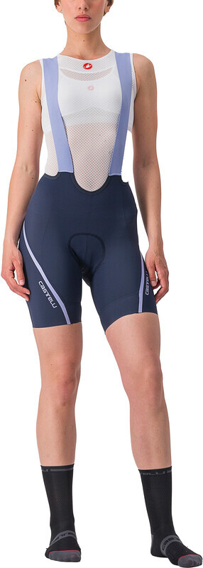 Castelli Velocissima 3 Bib Shorts Dames, blauw