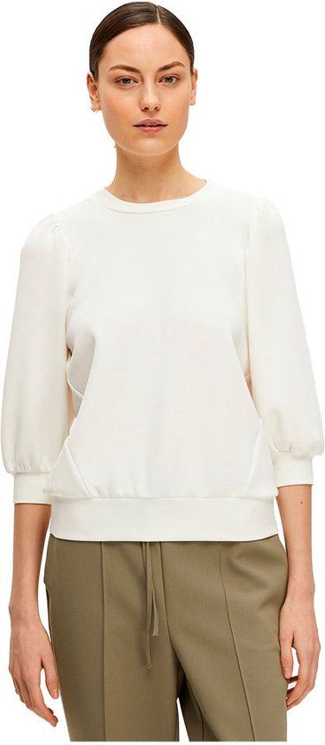 Selected Femme Top Tenny Wit - Women's Size XS - White