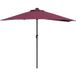 Bordeaux Parasol de jardin 294 x 150 x 224 cm