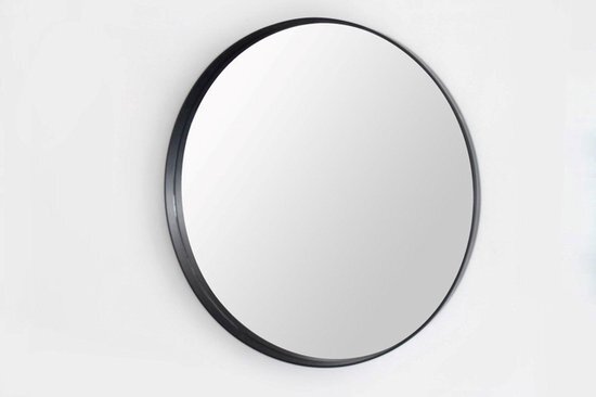 Saniclass Exclusive Line spiegel rond 100cm zwart frame JB3000-100