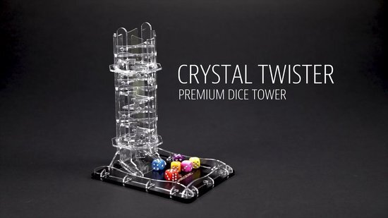 GameGenic Dice Tower - Crystal Twister