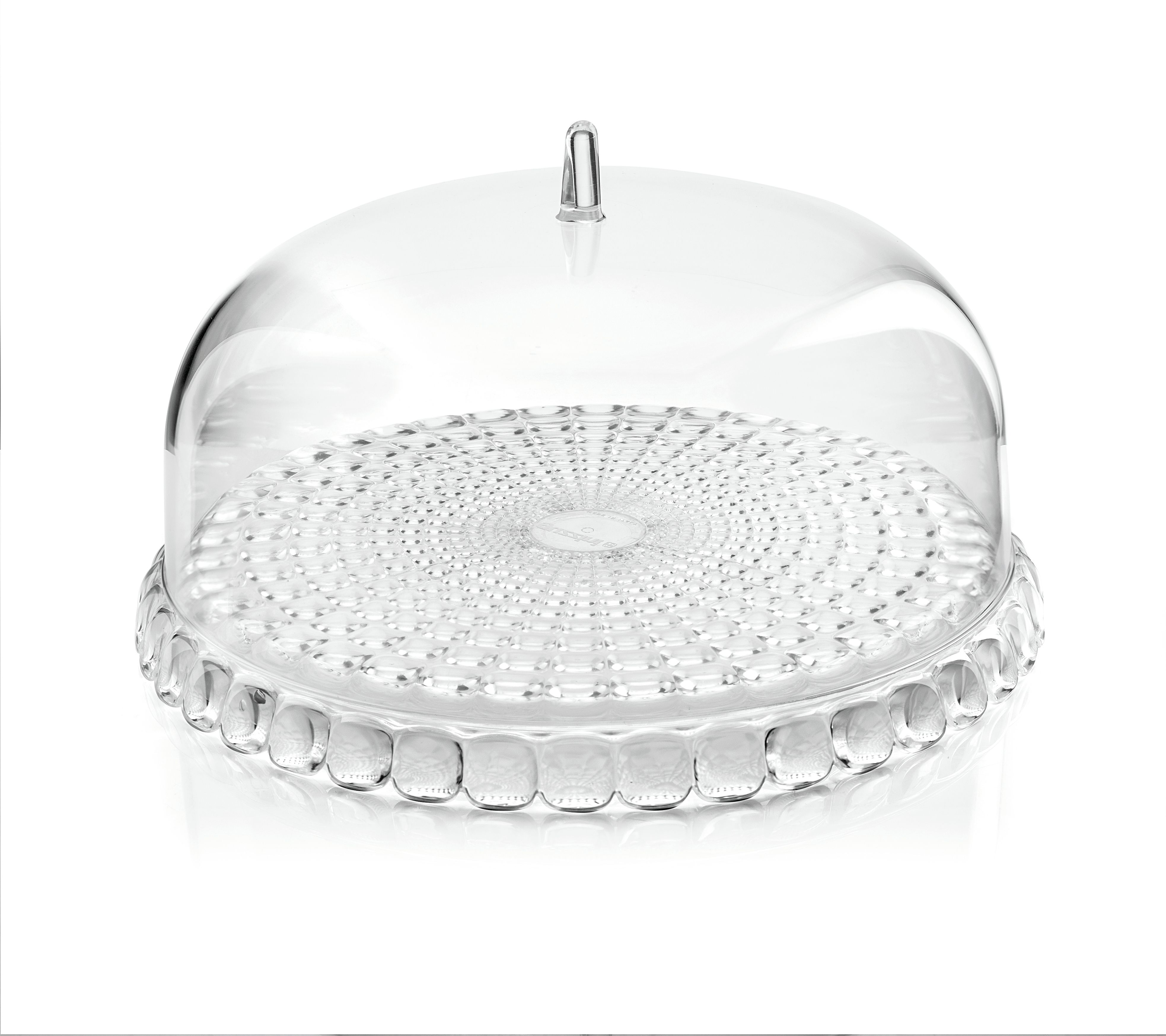 Fratelli Guzzini Tiffany taartstandaard Transparant Rond