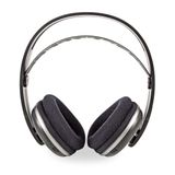 Nedis HPRF210BK Casque TV sans fil - Supra-auriculaire - Portée 100m - Noir/Argent