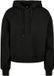 Build your Brand Oversized Hoodie Black 100% Biologisch Katoen Maat XS
