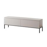 Selsey TV Meubel 150 cm kasjmier met zwarte metalen poten