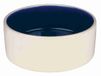 Trixie Alimentation céramique - Crème Bleu - 18cm, 1L, Résistant au lave-vaisselle