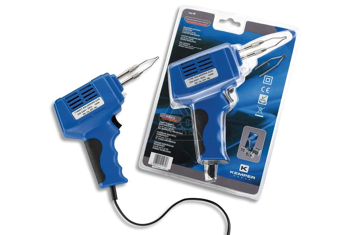 Kemper 1740 Soldeerbout - 100W - Blauw