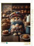 CALVENDO Puzzel In Een Bakkerij probeert Deze kleine kat een muffin | 1000 stukjes legformaat 48 x 64 cm fotopuzzel voor gelukkige uren