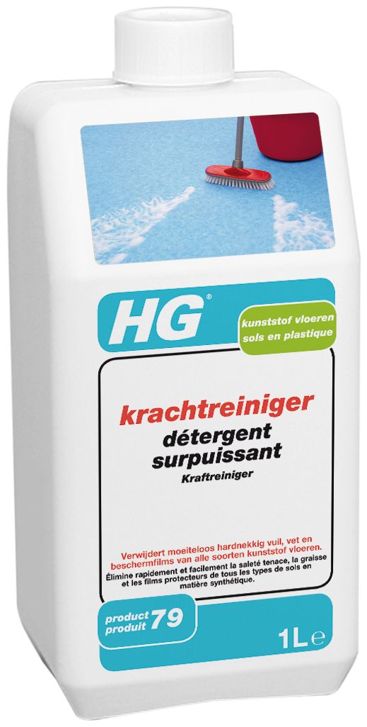 HG Kunststof vloeren krachtreiniger 1L - Linoleum Reiniger