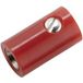 Kahlert Licht Miniatuur-laboratoriumconnector Bus, recht Stift-Ø: 2.6 mm Rood 1 stuk(s) Piece