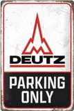 Nostalgic Art Merchandising Metalen Bord 20 x 30 cm Deutz - Parking Only