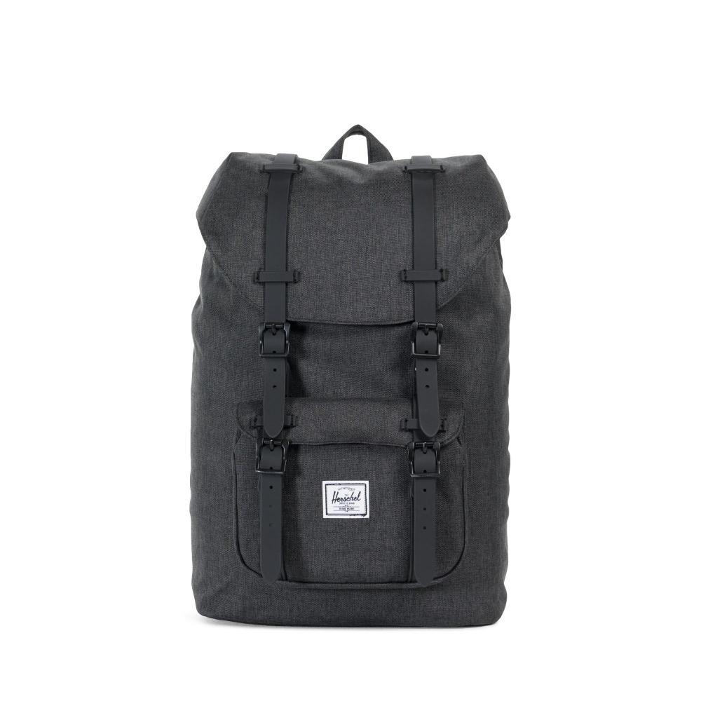 Herschel Little America Rugzak Mid-Volume black crosshatch/black