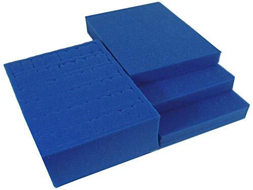 KR Multicase Standard Nero Alluminio Figura Case Con Doppio Coperchio Con Vassoio Set Per Space Wolves: 2x Rhino/Whirlwind/Razorback, 1x Predator, 18 Terminator, 100 Truppe - Foto 9